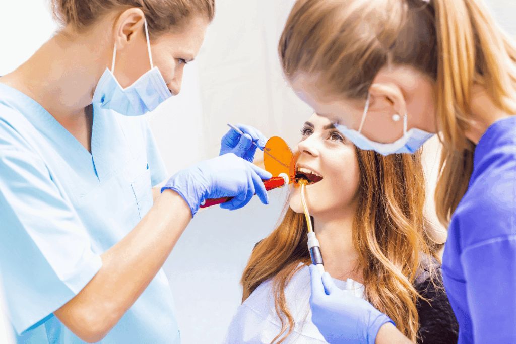 dentist treating cracked tooth rockville